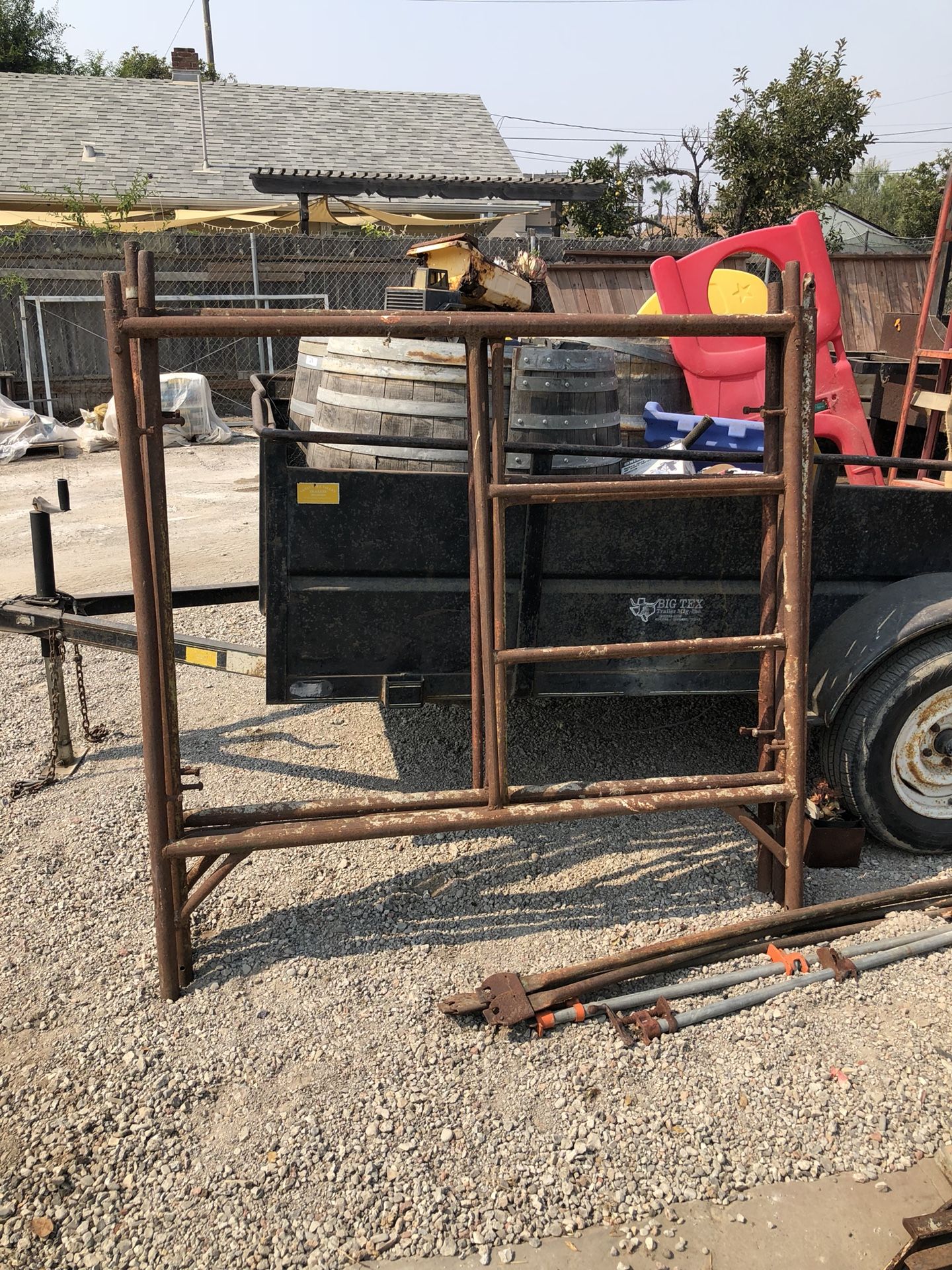 5x5 masonry scaffolding & cross braces