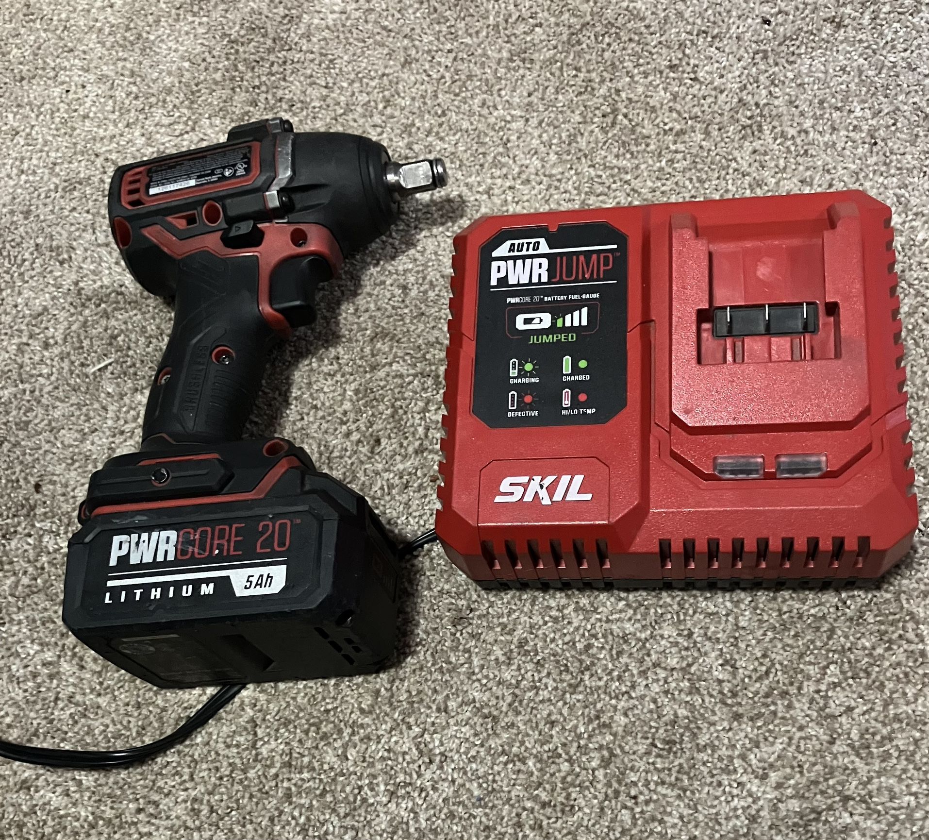 Skil 1/2” Impact Driver With Battery and Charger