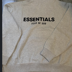 Essentials hoodie in dark gray