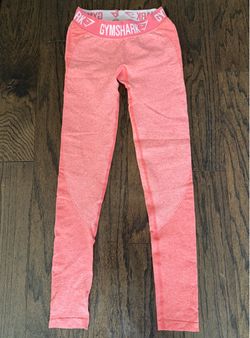 Gymshark Women Activewear Pants Pink Flex Low Rise Legging XS