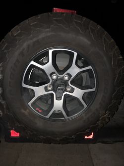 2018 Jeep Rubicon rim