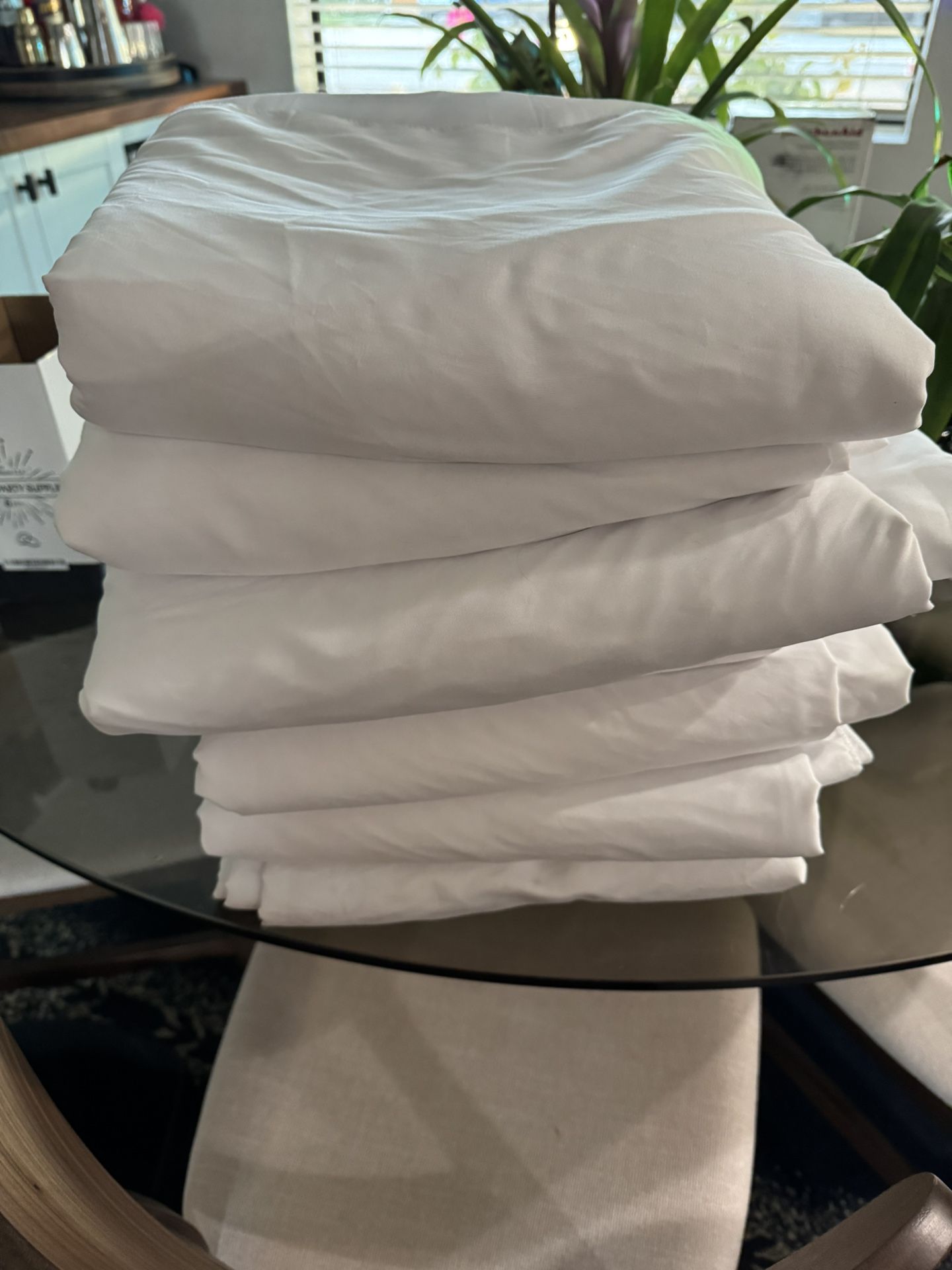 8ft White Drapes