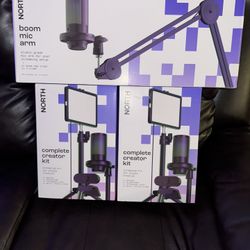 North Complete Creator Kit And Boom Mic Arm