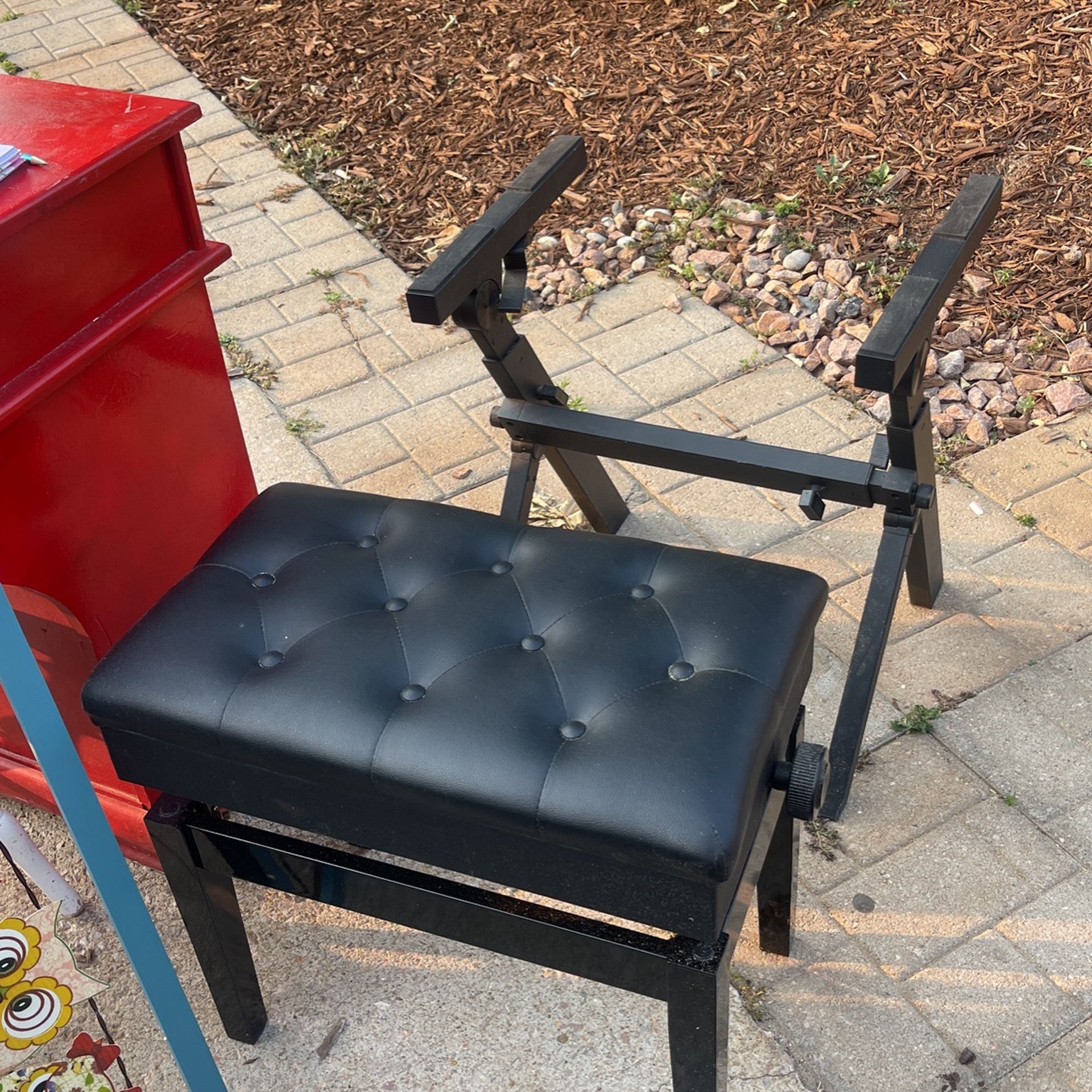 Donner Piano Stand And Adjustable Cushioned Piano Bench