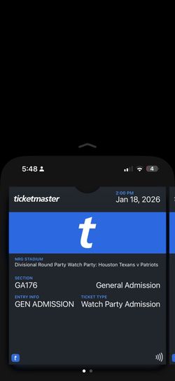 4 Texans Watch Party Tickets