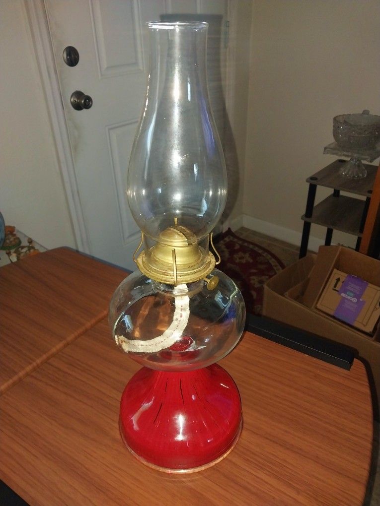 Vintage Oil Lamp 