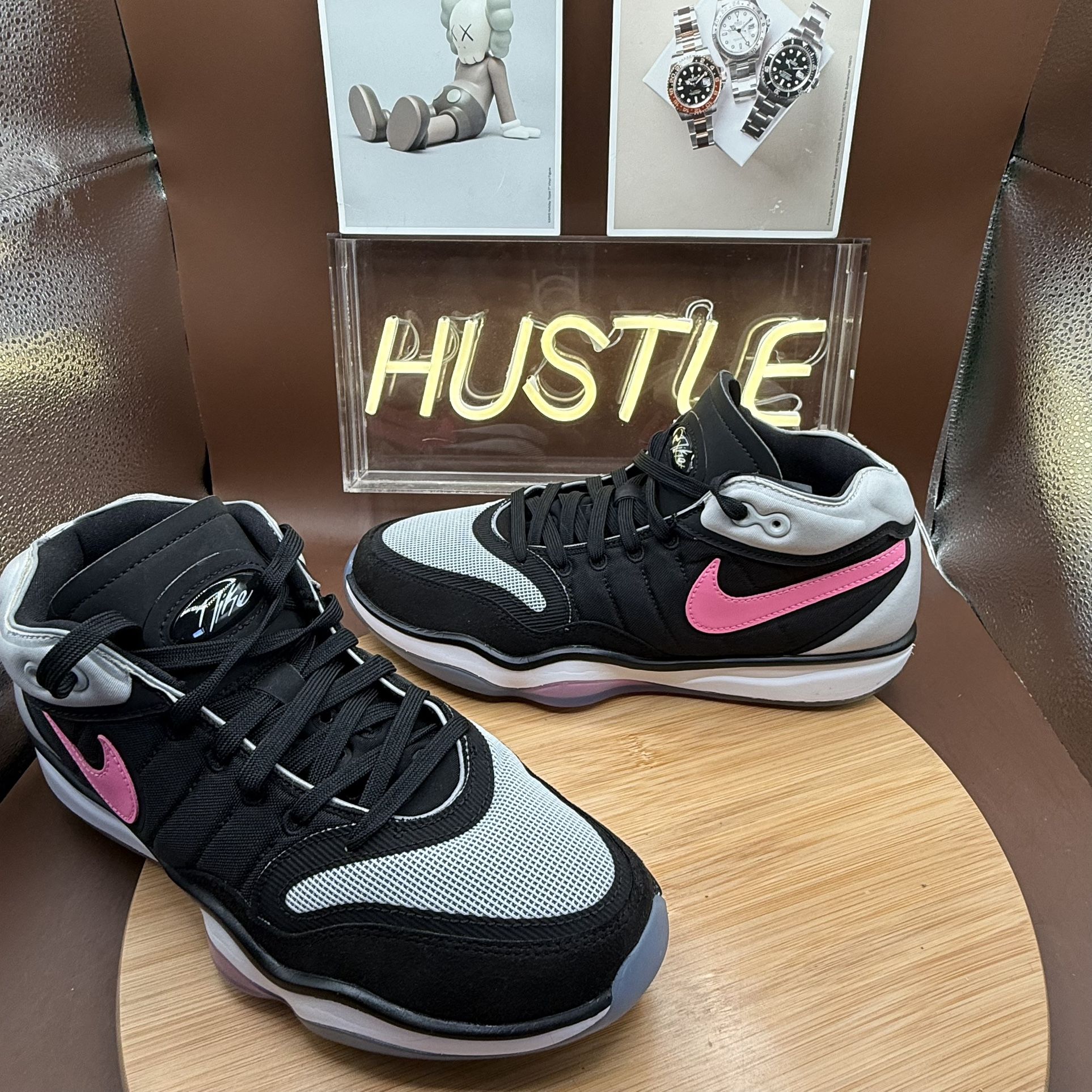 Nike Air Zoom GT Hustle 2 Fundamental Black/Pink/Grey Men's 9.5