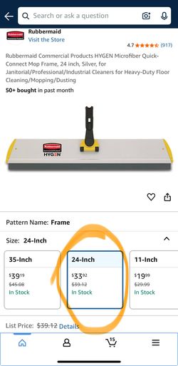 Commercial Floor mop/pads/squeegee frame and extensible pole