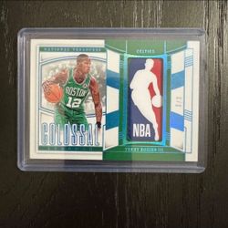 Panini National Treasures Terry Rozier Boston Celtics Game Used Logoman /3
