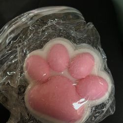 Handmade Big Cat Paw Silicone Squeeze Toys, Cat Paw Taba Squishy, Fufu Cat Paw Sensory Toys for Stress Relief