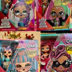 4  Brandnew LOL OMG QUEENs Collection!!! 