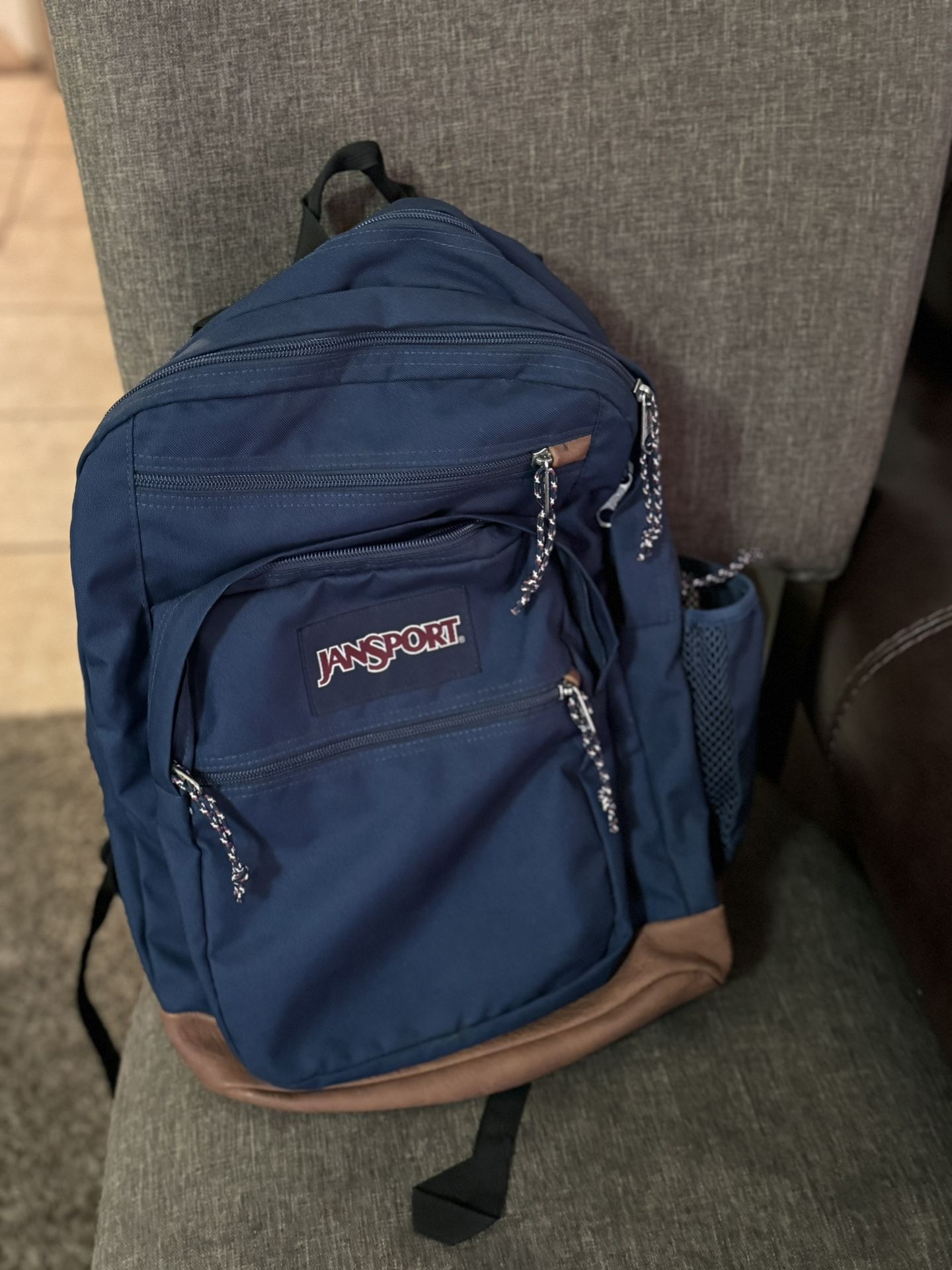 Navy Jansport Backpack