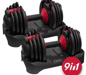 Dumbbells 2-Pack (pair) Adjustable,  SmartBell