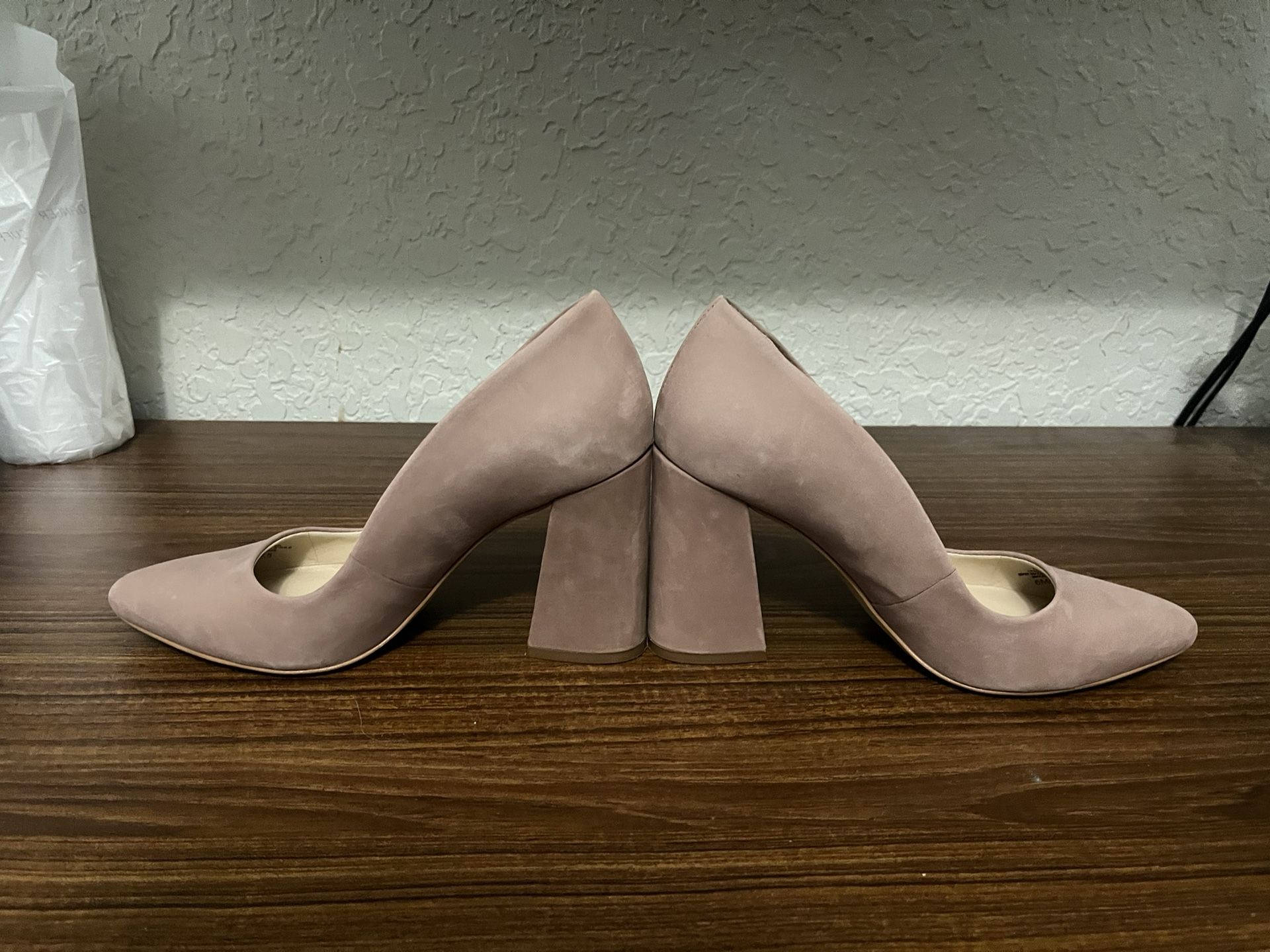 Vince Camuto Suede block heels