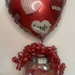 Valentine Candy Jar