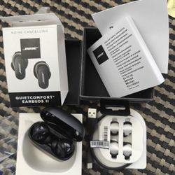 Bose QuietComfort II Earbuds True Wireless Noise  Cancelling In-ear  Headphones 