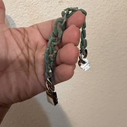 natural jade bracelte size 6