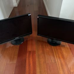 Two 22 Inch Computer monitors
