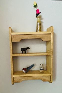 Wall shelf. Pine 16 x 22x4.5