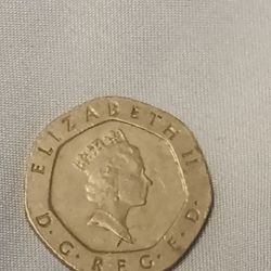  1987 Elizabeth I I Twenty Pence  1987