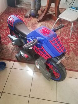 Kids Spiderman electric bike 