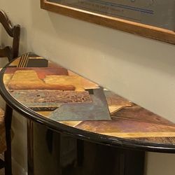 Table , Antique Chair And Picture 