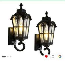 Motion Sensor Dawn to Dusk Outdoor Sensor Light Fixture Waterproof Porch Lights Anti-Rust Exterior Lighting Outdoor Wall Lantern Outside Wall Light fo