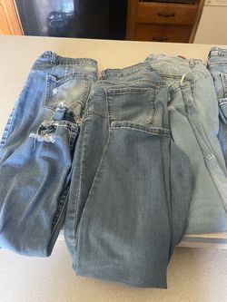 Pants size 10 & 11  nd women blouses size medium all for 15.00