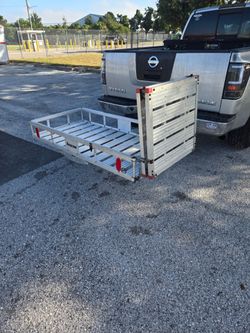 Aluminum Basket Cargo Carrier w/Ramp