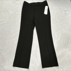 Calvin Klein Women's Classic Fit Black Suit Pants Size 2 S2PT1704