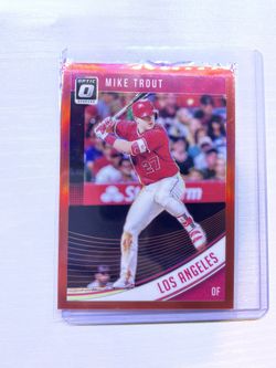 Mike Trout Numbered card