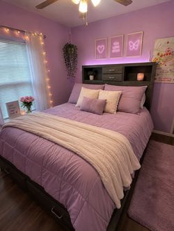 Madison Gray Queen Storage Bed