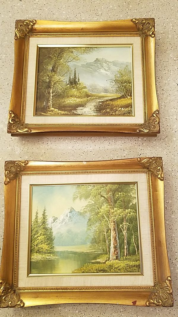 Oil painting with gold frames 14"x13" for Sale in Woodbridge, VA OfferUp