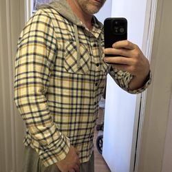 Union Bay Plaid Shirt With Hoodie.