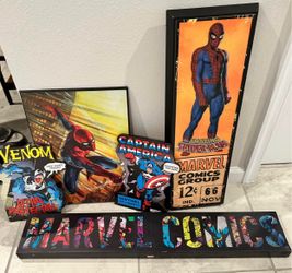 Marvel Wall Art Lot