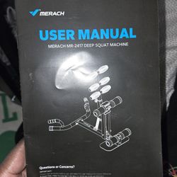 Squat Machine  Brand New