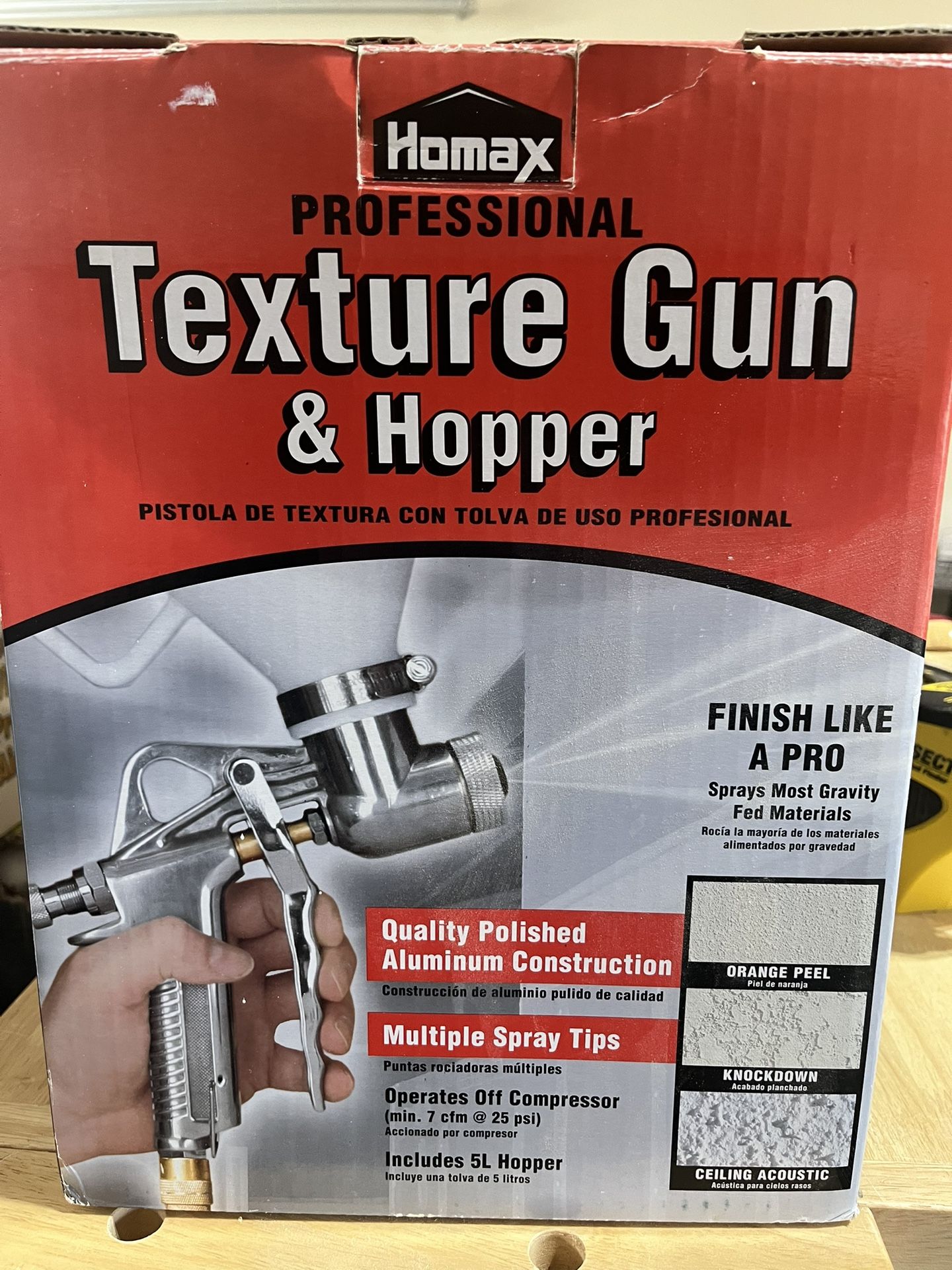 Homax Professional Texture Gun and 5L Hopper