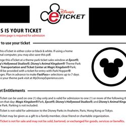 Complimentary Ticket