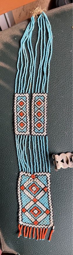 Native American Style Beaded Necklace