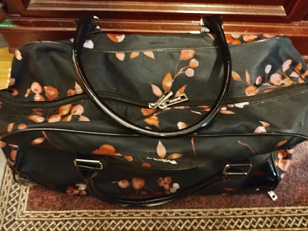 Bebe Rolling Duffle Carry-on Or Weekend Bag