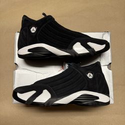 Nike Air Jordan Retro 14 XIV Black White Mens size 14 Rare!