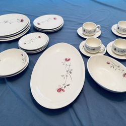 Franciscan Duet Rose China 25 Pieces