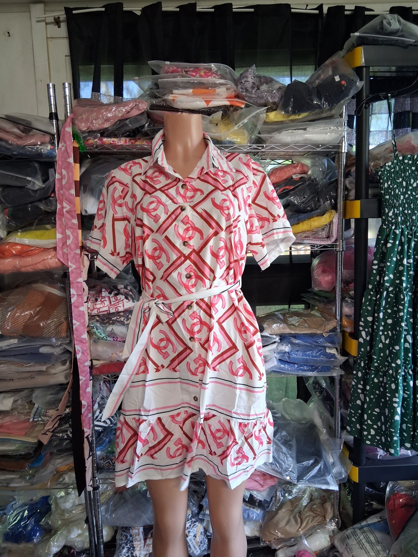 Women's Short Sleeves Mini Dress