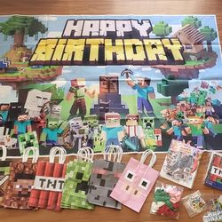 Minecraft Birthday Party Supplies 