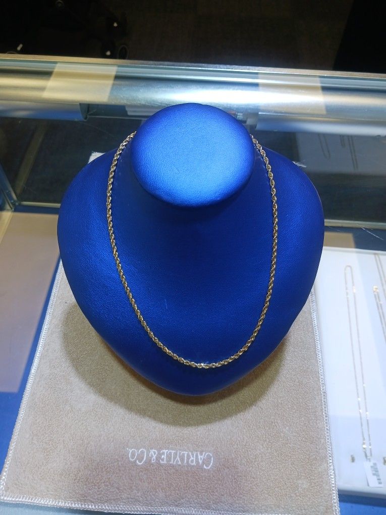 14k Gold Rope Chain