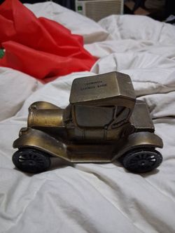Cromwell Savings Bank Vintage Car Coin Bank