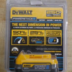 DeWALT 20V OEM PowerStack 1.7Ah Battery DCBP034 Compact Lithium Ion 880089-1