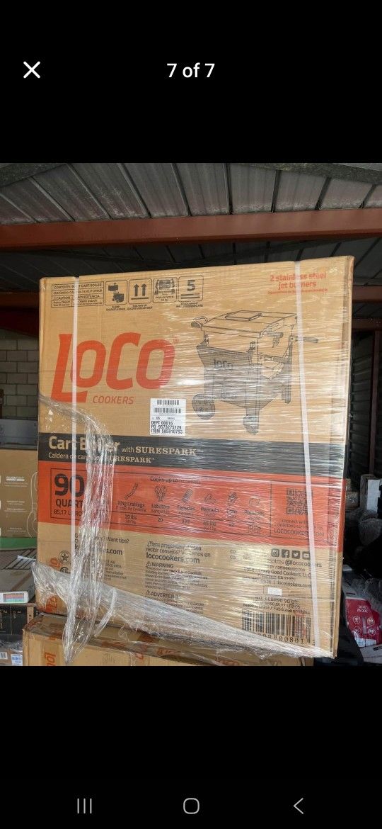 LOCO 90 qt. Crawfish Boiler Cart Asking 600 OBO MAKE ME AN OFFER