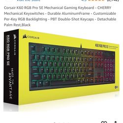 Corsair K60 RGB Gaming Keyboard