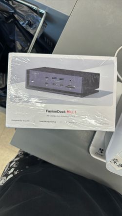 iVANKY FusionDock Max 1 Dual Thunderbolt 4 Chips, 20-in-1 Quad 6K@60Hz Monitor MacBook Air Docking Station, 40Gbps Dock for MacM1/M2/M3/M4 Pro/Max, 2H